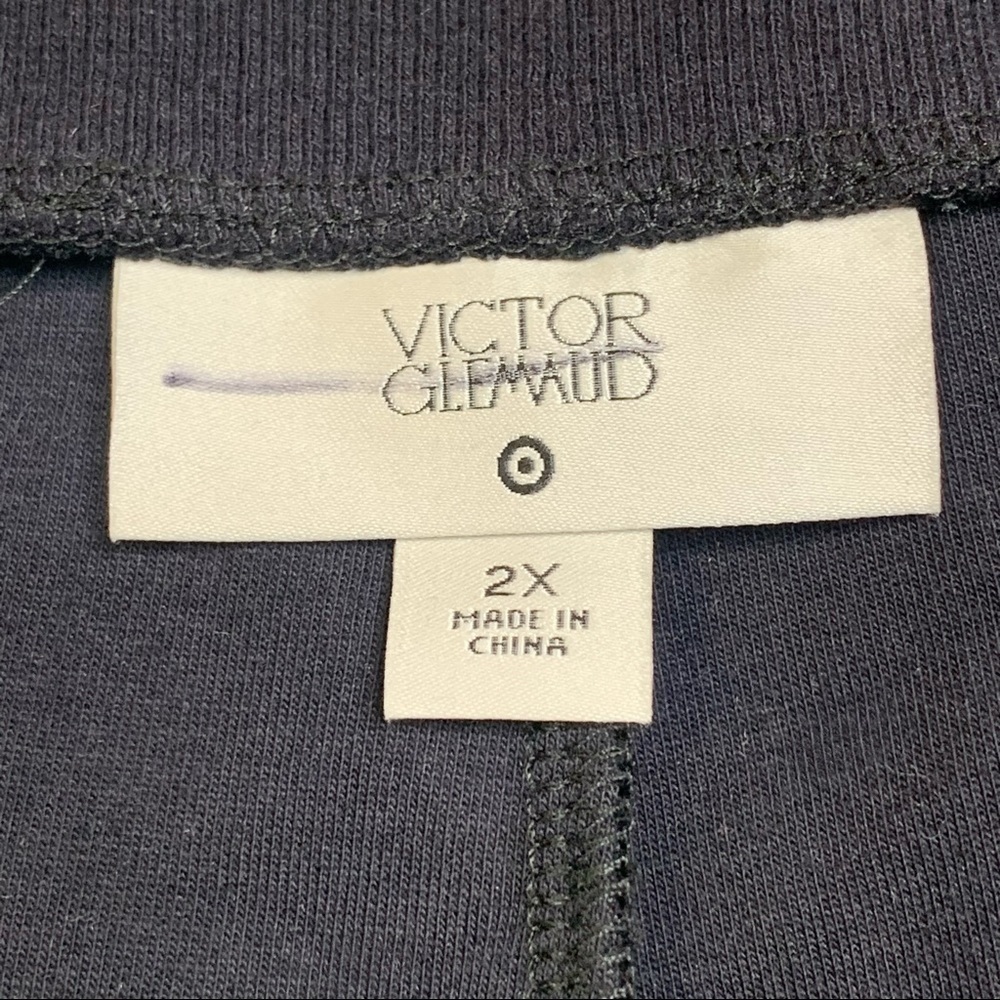 Victor Glemaud X Target PLUS SIZE 2X High-Rise Flare Sweatpants Black NWT - Picture 9 of 9